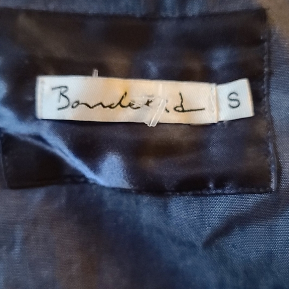 Bondelid EVA Blouse Size Small Blue Cotton Lace Long Sleeve - Picture 2 of 6